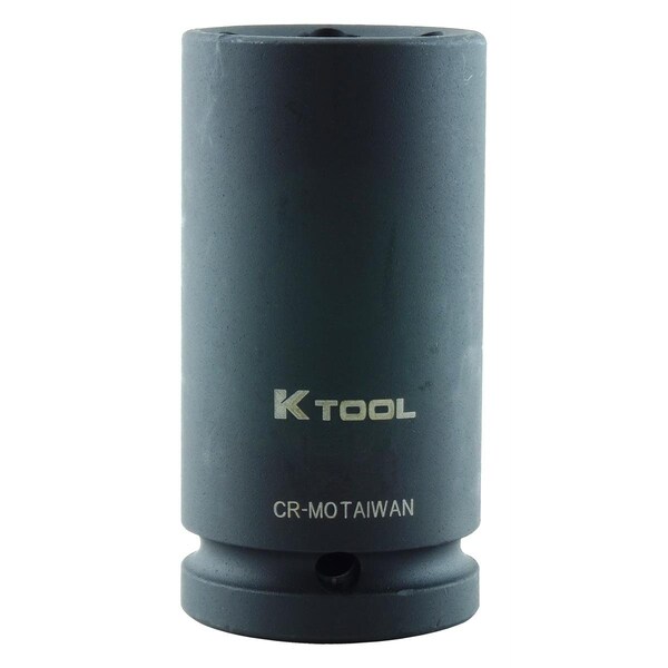 K-Tool International 3/4" Drive Impact Socket black oxide, Deep 6Pt, 3/4"Dr, 1-3/8 KTI-34244 - main